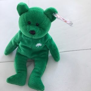 Erin, Beanie Baby teddy bear in great condition